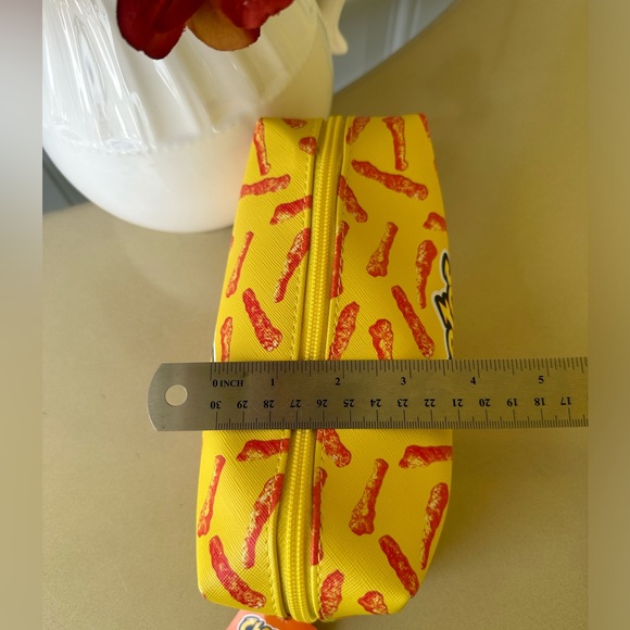 Cheetos zippered makeup Cosmetic pouch, clutch, toiletry bag by Taste Be… - Picture 6 of 7